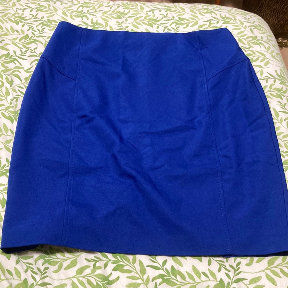 Express blue pencil skirt size 10